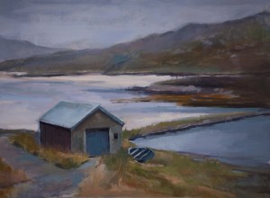 Fishing hut at Loch Fincastle